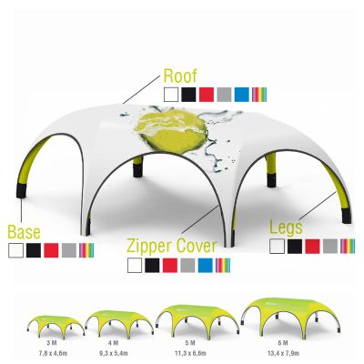 INFLAT X-Tent Farbauswahl